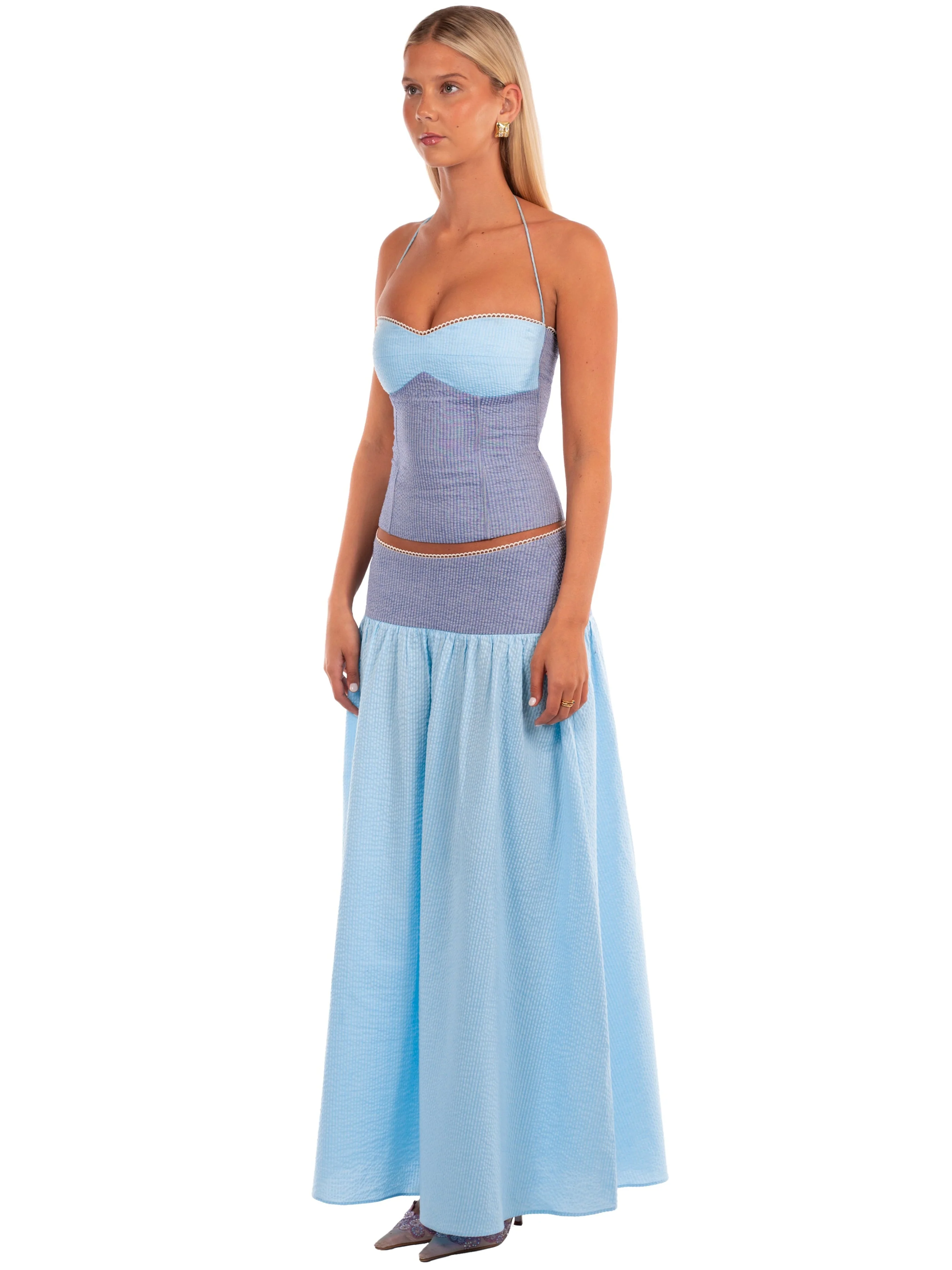 Adeline Maxi Skirt | Storm - Image 4