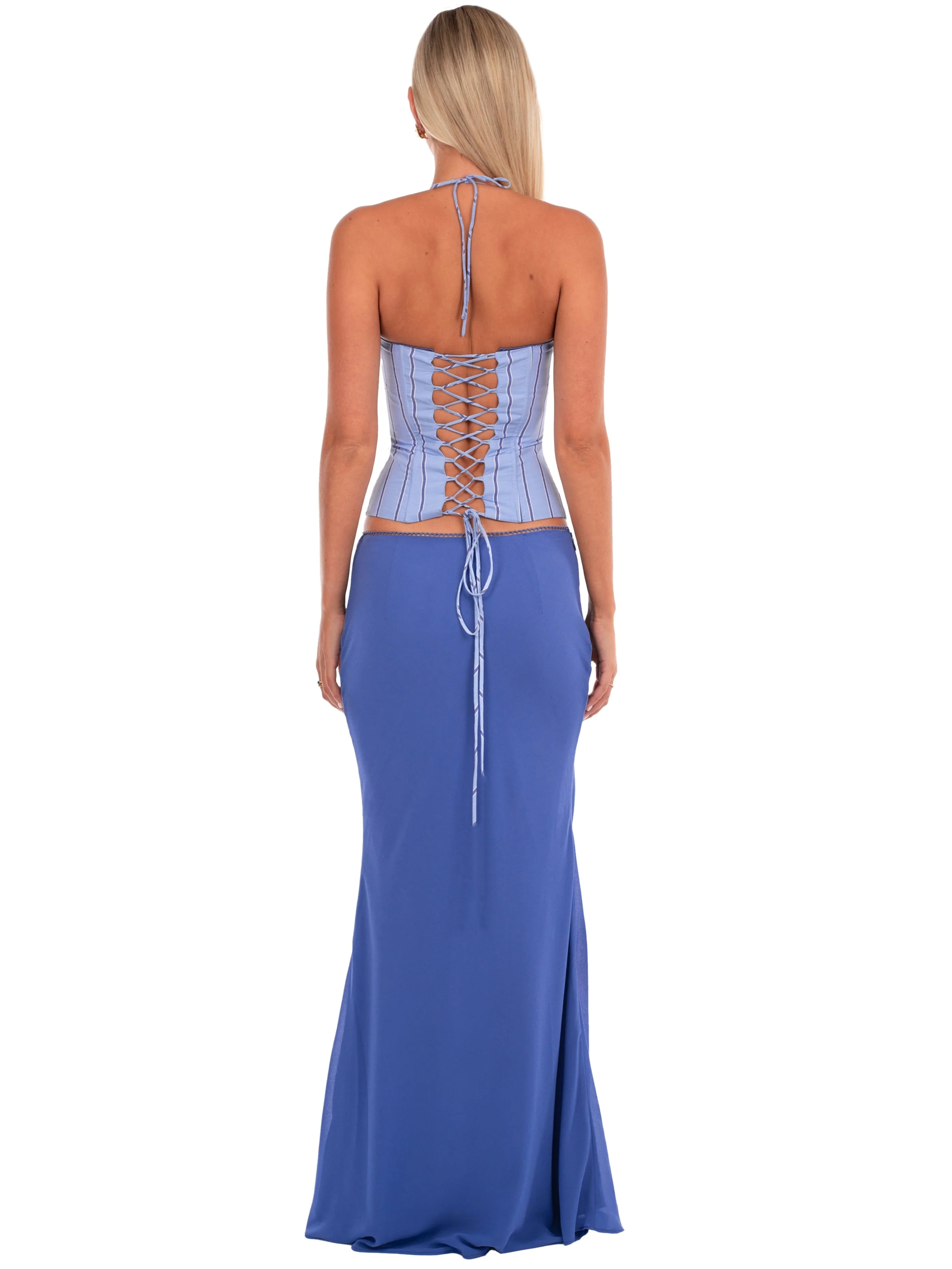 Angelina Maxi Skirt | Bluebell - Image 3
