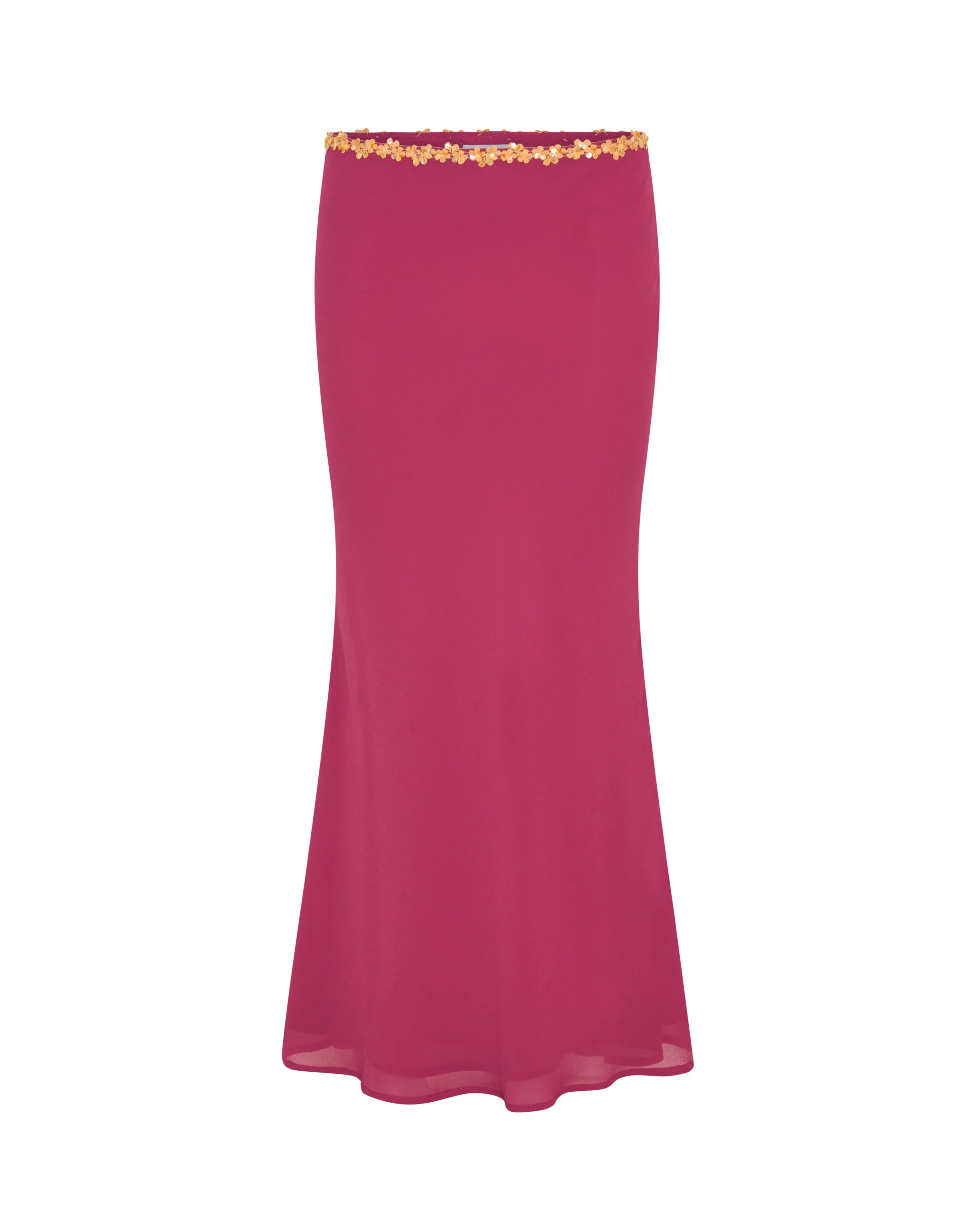 Jemima Midi Skirt | Wine - Image 2