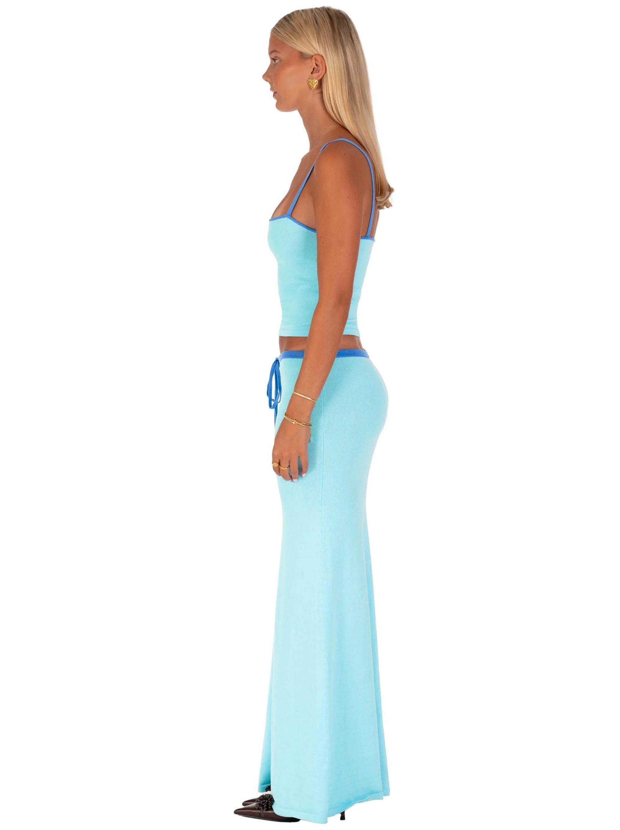Lilly Maxi Skirt | Sky - Image 3