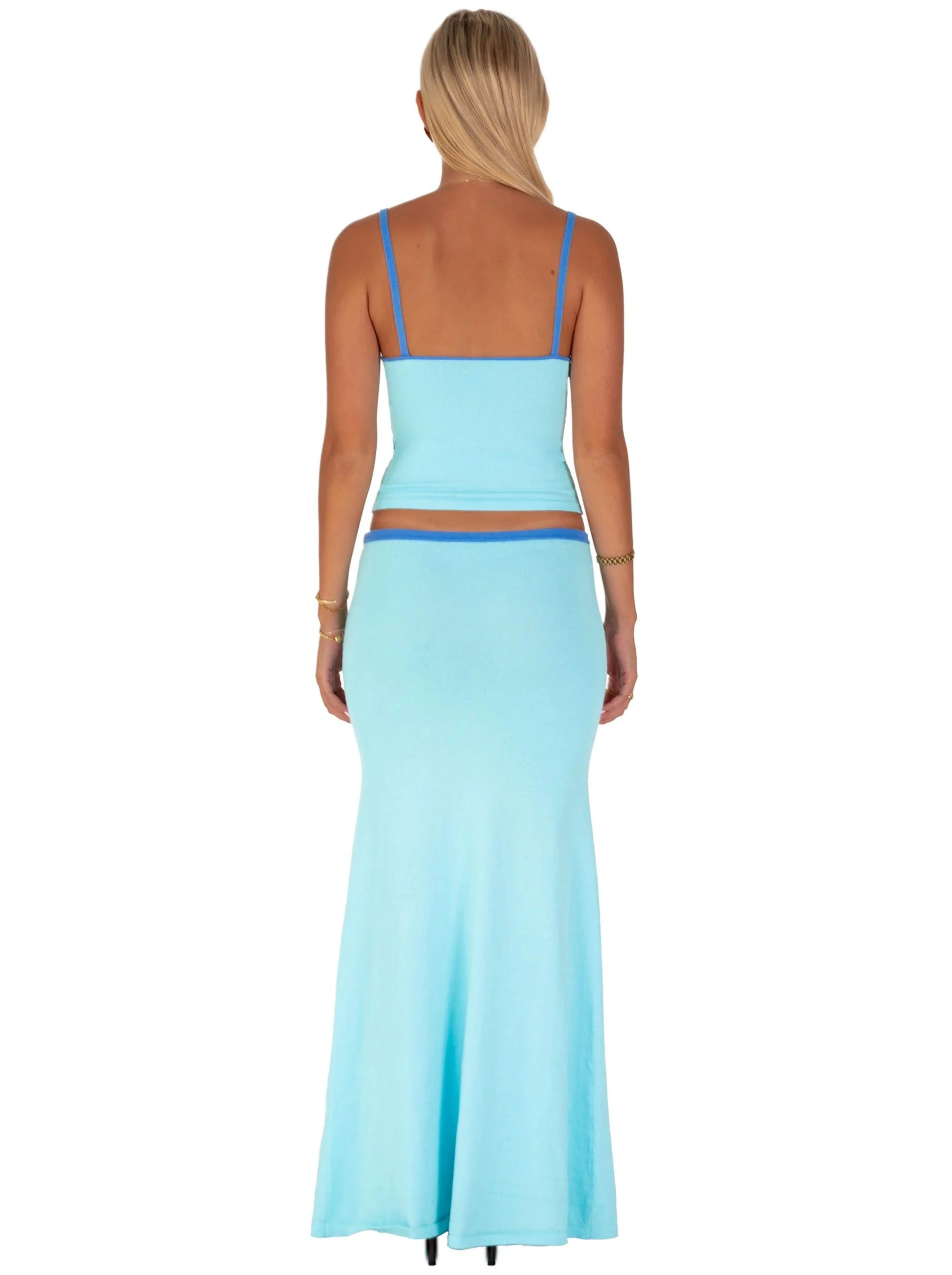 Lilly Maxi Skirt | Sky - Image 4
